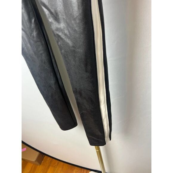 Spanx Faux Leather Side Stripe Leggings Sz. S - Picture 6 of 6